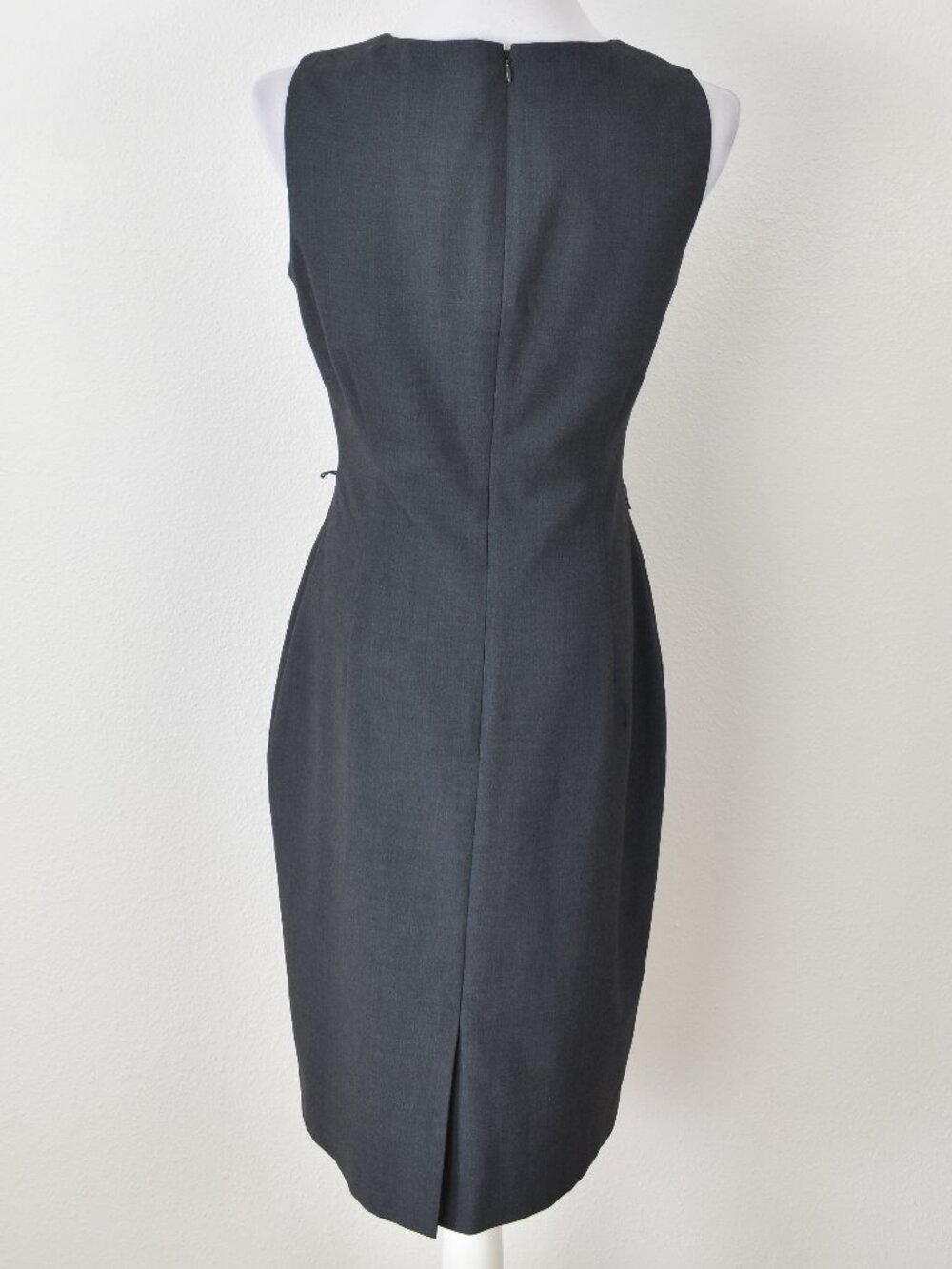 Calvin Klein Cowl Neck Draped Sheath Dress - 6 - Picture 7 of 9